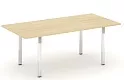Стол переговорный на металлокаркасе на П-образных опорах