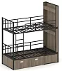 Кровать металлическая двухъярусная