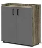 Офисный шкаф для документов низкий закрытый