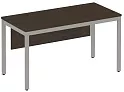 Стол письменный на металлокаркасе с экраном ДСП