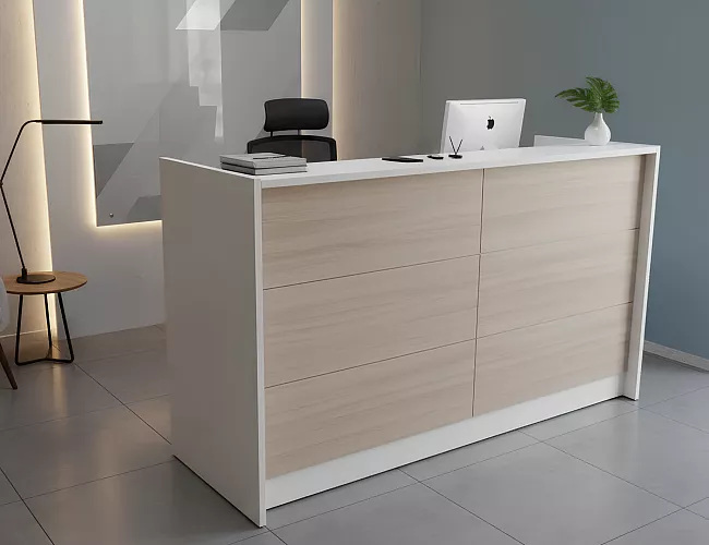 фото стойка ресепшн Steel №4