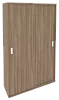 Офисный шкаф-купе комбинированный (полки + гардероб)