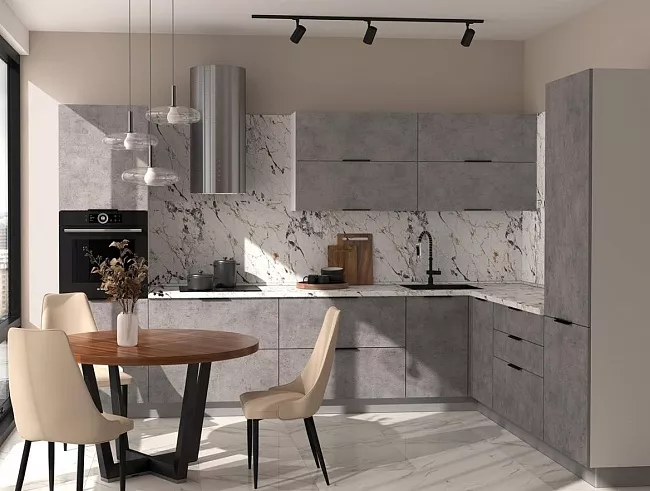 фото Модульная кухня Beton