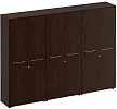 Офисный шкаф комбинированный (закрытый - закрытый - одежда)