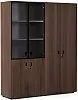 Офисный шкаф для документов с гардеробом