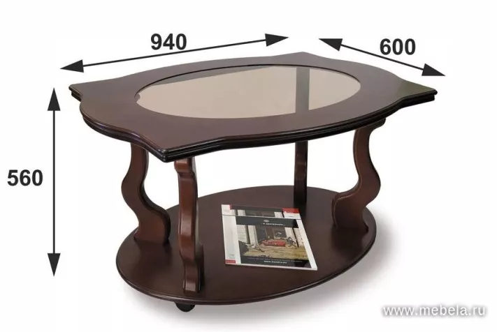 Столик Берже 3С (на колесах)