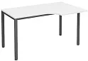 Стол письменный на П-образном металлокаркасе (правый)