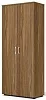 Офисный шкаф закрытый, высокий с полками