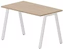 Стол рабочий на металлокаркасе (А-опоры / меламиновый аутлет)