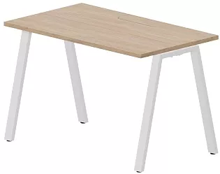 Стол рабочий на металлокаркасе (А-опоры / меламиновый аутлет)