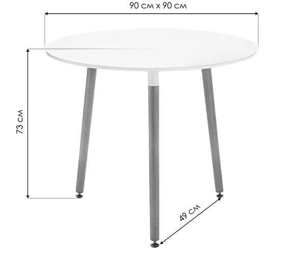 фото Обеденный стол Лорини 90 №4