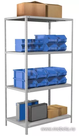 Стеллаж MS 185/100x60/4