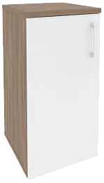 Офисный шкаф низкий узкий лев./прав. (1 низкий фасад ЛДСП)