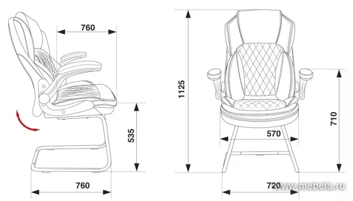 кресло T-9915A-Low-V