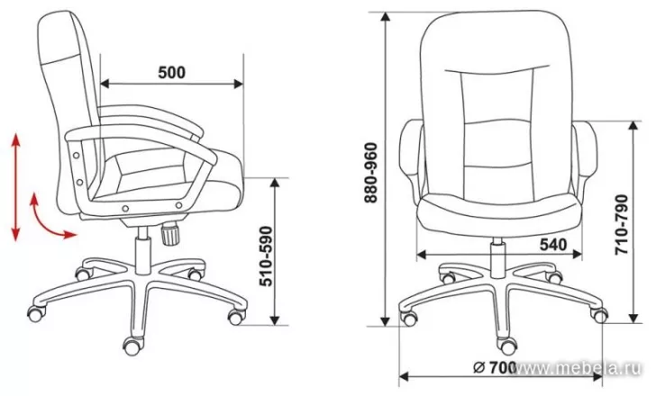 кресло T-9908AXSN-Low