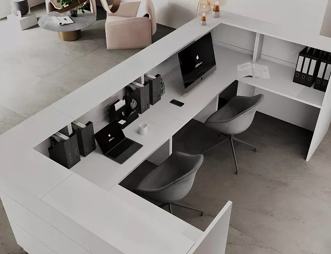 фото ресепшн Steel White №3