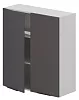 Шкаф кухонный навесной, полка 2 двери