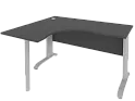 Стол эргономичный на металлокаркасе (левый)