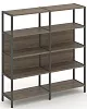 Двухсекционный стеллаж четырехярусный