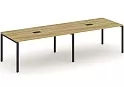 Стол для переговоров на металлокаркасе (2 столешницы)