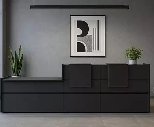 фото ресепшн Оникс Антрацит  №4