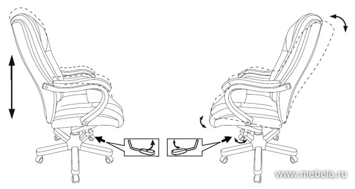 кресло T-9926 Walnut