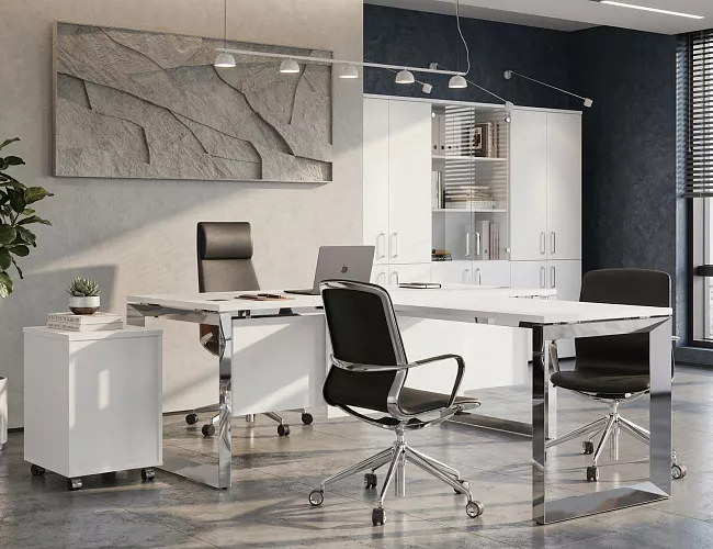 фото кабинет Оникс-О Люкс Белый №5