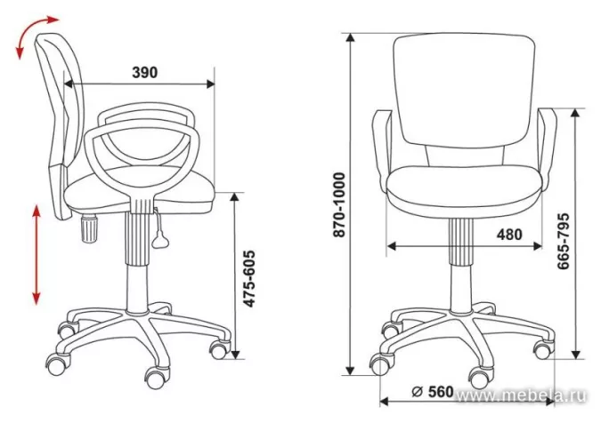 кресло CH-626AXSN