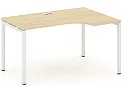 Стол рабочий эргономичный на П-образных опорах 40х40 (Левый/Правый)