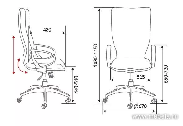 кресло Айкью Блэк