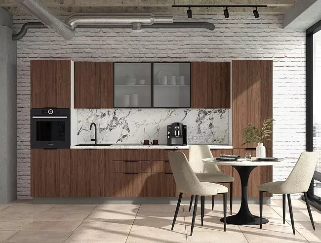 фото Модульная кухня Walnut