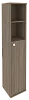 Офисный шкаф высокий узкий полузакрытый(Л/Пр)