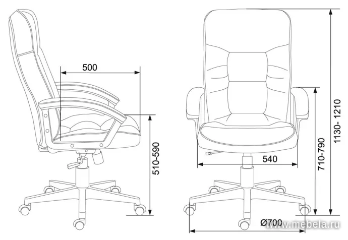 кресло T-9908AXSN-Black