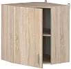 Офисный шкаф навесной угловой 60 см