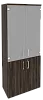 Офисный шкаф высокий широкий со стеклом