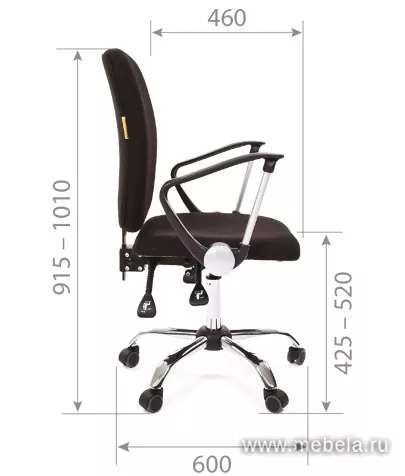 кресло CH-9801 chrom