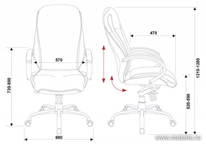 кресло T-9930SL