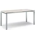 Стол на металлокаркасе письменный прямой