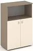 Офисный шкаф средний широкий (низкие двери ЛДСП)