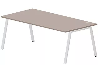 Стол рабочий на металлокаркасе (А-опоры / 2 громмета)