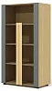 Стеллаж со стеклянными дверьми
