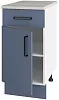 Шкаф кухонный напольный 40 см, со столешницей и ящиком