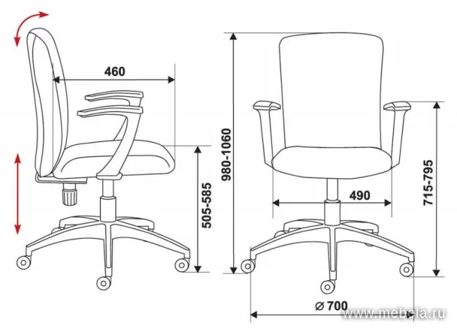 кресло CH-470AXSN