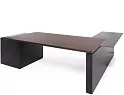 Стол руководителя с приставкой  и тумбой (левый)