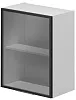 Шкаф кухонный навесной, полка 1 дверь стекло