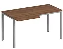 Стол письменный на П-образном металлокаркасе (левый)