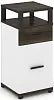 Тумба опорная/приставная 1 ящик + 1 распашной фасад. С надставкой.