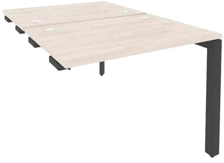 Стол-приставка двойной к опорным элементам