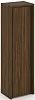 Офисный шкаф высокий узкий левый (высокий фасад ЛДСП)
