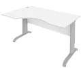 Стол эргономичный на металлокаркасе (левый)